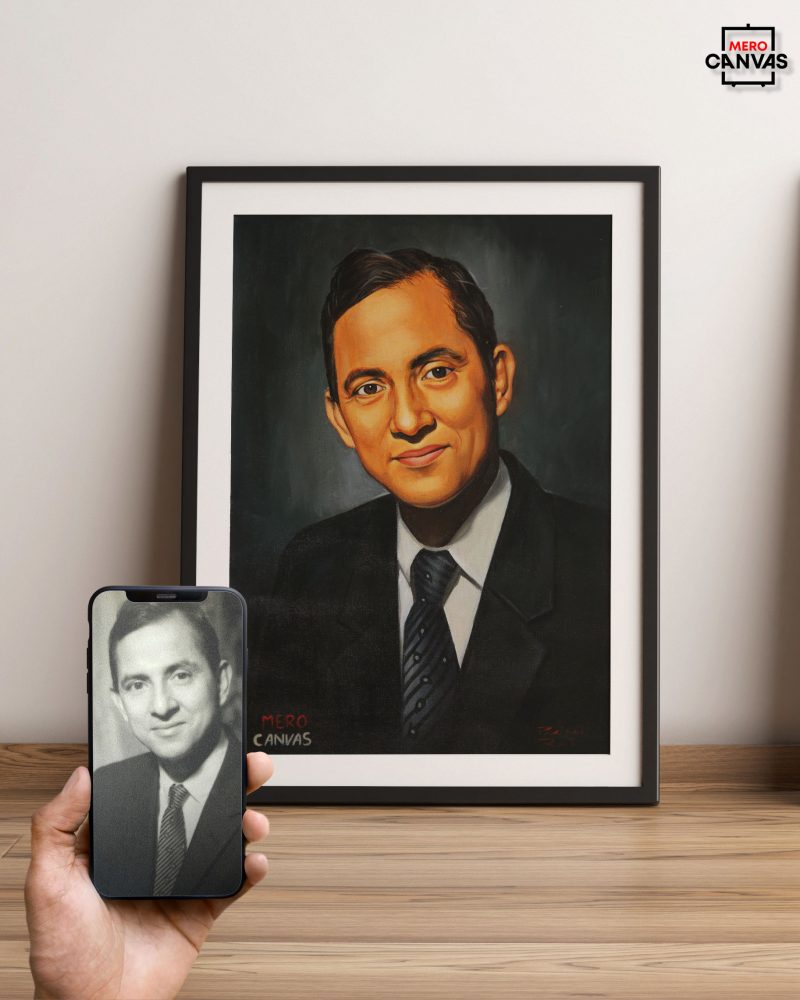 Acrylic old photo Restoration
