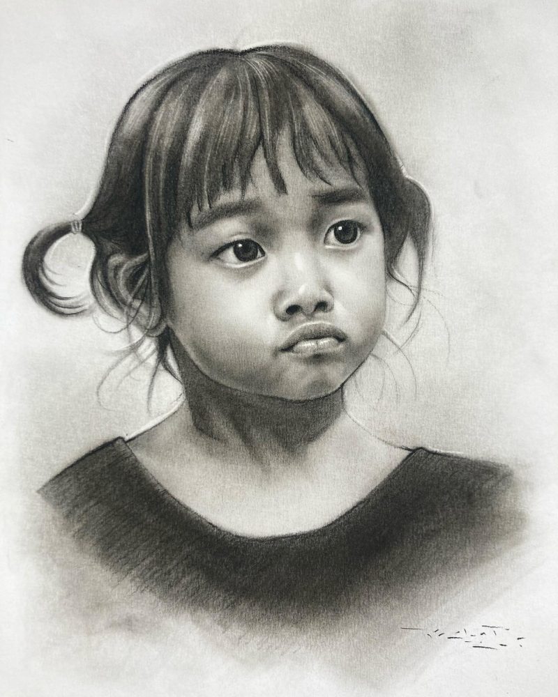 Charcoal Sketch From Photo