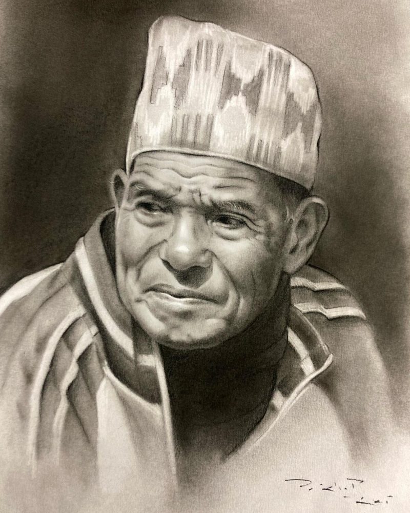 Charcoal Sketch From Photo