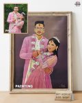 Couple portrait painting