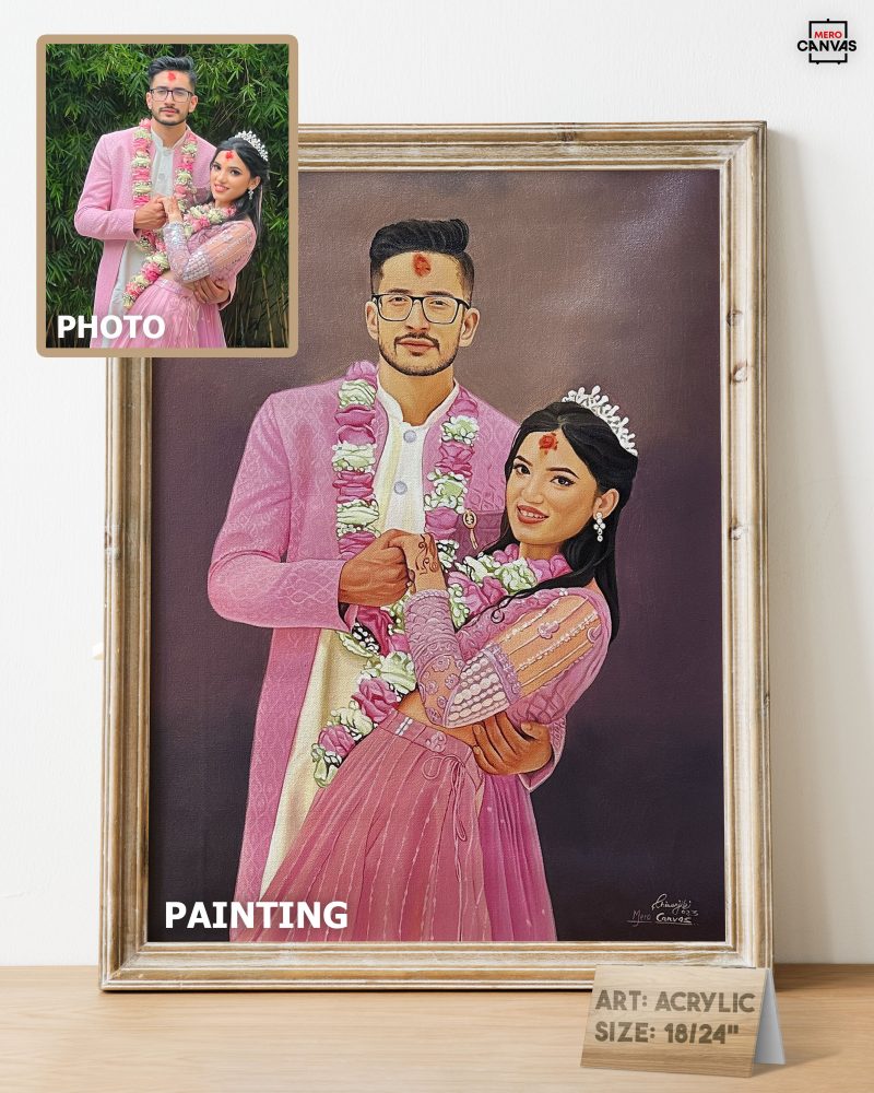 Couple portrait painting