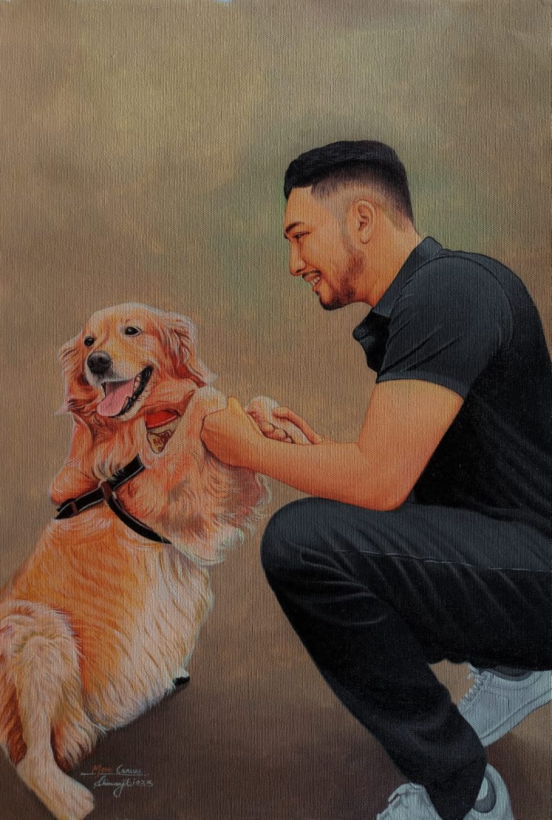 Pet Acrylic Painting